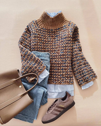 Lazy-Casual Pullover Sweater