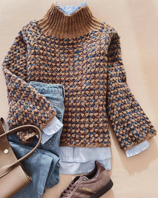 Lazy-Casual Pullover Sweater