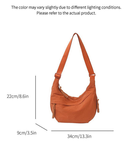 Nylon Dumpling Crossbody Bag